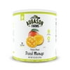 Augason farms freeze dried diced mango 9.52 oz no. 10 can