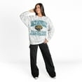 thumbnail image 3 of Women's Gameday Couture  Arctic Camo Jacksonville Jaguars Whiteout Oversized Premium Fleece Sweatshirt, 3 of 5