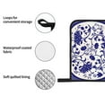 thumbnail image 4 of Salouo Blue And White Porcelain Pattern for Oven Mitts and Potholders BBQ Gloves-Oven Mitts and Pot Holders Non-Slip Cooking Gloves for Cooking Baking Grilling (4-Piece Set), 4 of 6
