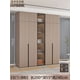 thumbnail image 1 of Bedroom Organizer Wardrobe Closet Armable Dressers Home Storage Wardrobe Cupboard Wood Guarda Roupa Bedroom Living Room Cabinets My Lux Decor Round, 1 of 41