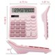 thumbnail image 2 of Dual Power Basic Desk Calculator (Pink), 2 of 5