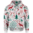 thumbnail image 4 of Marcas de ropa para hombre de Papá Noel Sudaderas con capucha gráficas de moda Sudadera de regalo de Navidad Sudaderas con piña para hombre Sudadera con capucha genial, 4 of 5