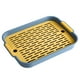 thumbnail image 1 of Escurridor de resina Matsuzay con bandeja de goteo azul pequeño, 1 of 6