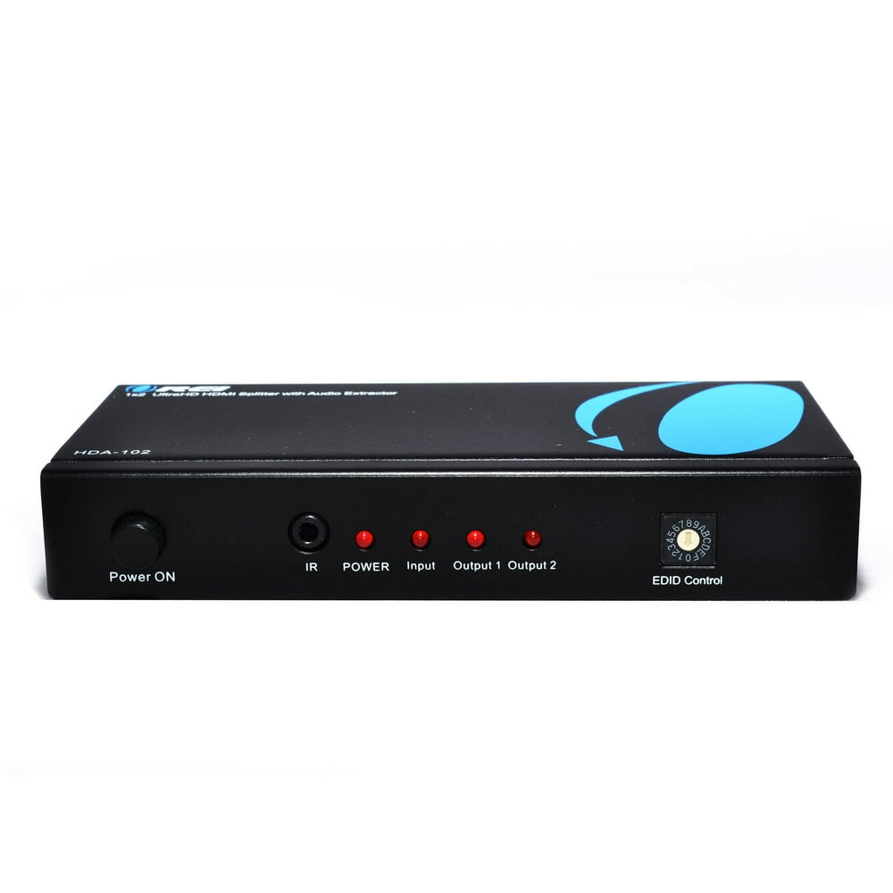 Orei HDA-102 1x2 HDMI Splitter with Audio Extractor - Walmart.com