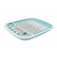 thumbnail image 3 of SAMMART 8L (2.11Gallons) Collapsible Dish Drainer with Drainer Board - Foldable Drying Rack Set - Portable Dinnerware Organizer - Space Saving Kitchen Storage Tray, 3 of 10
