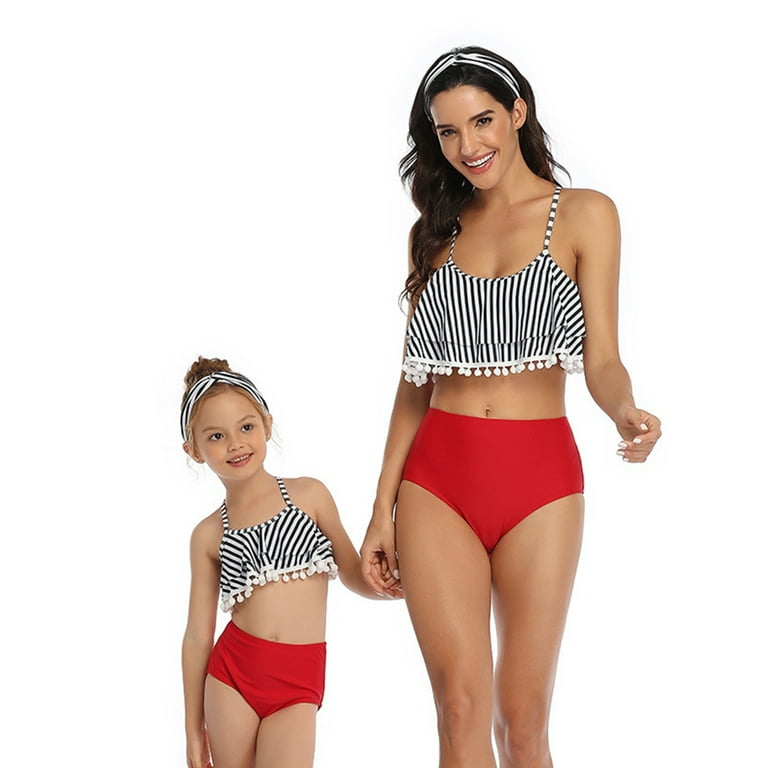 Mom and baby girl swimwear hot sale