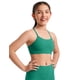 thumbnail image 1 of Top deportivo CRZ YOGA Butterluxe con espalda en Y y relleno, verde, talla M, 1 of 5