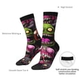 thumbnail image 4 of Picia Monstrous Cartoon Characters Print Athletic Socks for Men & Women – Cushioned Moisture-Wicking Crew Socks for Sports, Running, and Training, Soft & Breathable Size 5-11, 4 of 6