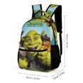 thumbnail image 2 of Shrek Donkey Cat Backpack School Student Book Bag Satchel Rucksack Adjustable Shoulders Daypack, 2 of 5