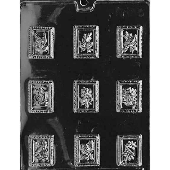 Grandmama's Goodies AO023 Stamp Chocolate Candy Soap Mold with Exclusive Molding Instructions