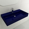 thumbnail image 6 of BOCCHI 1377-010-0126 Milano Wall-Mounted with Overflow In Sapphire Blue, 6 of 7