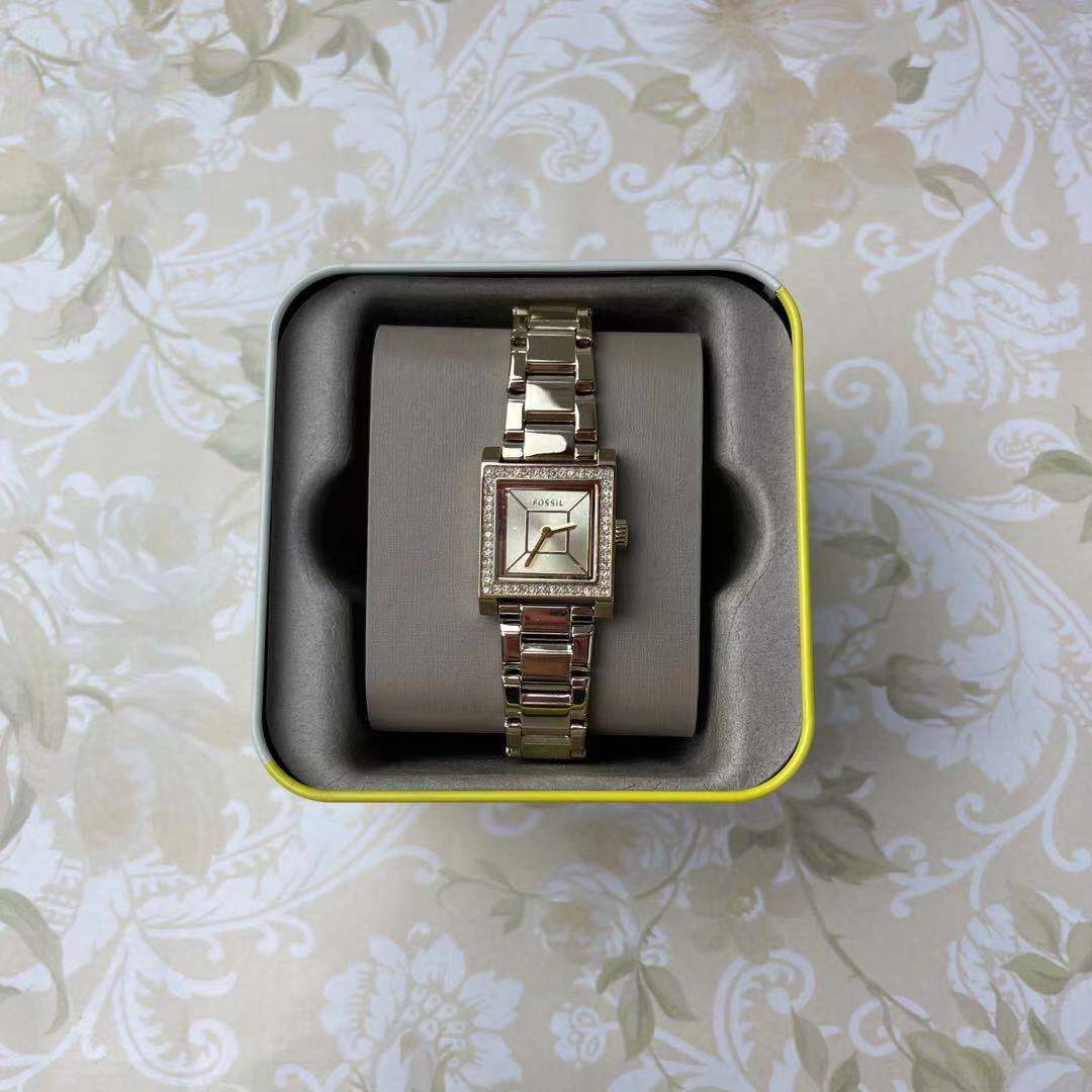 Fossil BQ3714 Edan Two-Hand Gold-Tone 