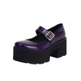 thumbnail image 2 of Elegantes zapatos de cuero para mujer Estilo británico Hebilla de cinturón Estudiante Cómodo Usable Casual Tacones altos gruesos Sandalias con correa de tobillo de color sólido Wmkox8yii  ghj2548, 2 of 5