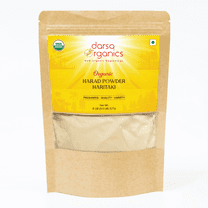 Darsa Organics Haritaki Powder 8oz, Harad Powder for Digestion, Detoxification, Wellness & Vitality