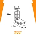 thumbnail image 3 of Báscula Plegable Truper Capacidad 200 kg BAS-200PLA, 3 of 6