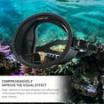 thumbnail image 4 of Dive Classic Oval Dive Mask and Snorkel - Silicone Comfort Fit - Fog Free Tempered Glass Lens - Wear it Snorkeling & Spearfishing - Retro Single Lens Scuba Mask, 4 of 10