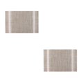 thumbnail image 4 of Naiovety Tapete de de PVC estilo almohadilla de comedor manteles individuales posavasos accesorios para el hogar Blanco 2Conjunto, 4 of 6