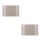 thumbnail image 3 of Toystoory Alfombrilla de de PVC, alfombrilla de comedor, manteles individuales, posavasos, cojín lavable para cuenco Blanco 2Conjunto, 3 of 6