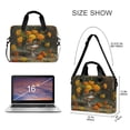 thumbnail image 3 of 16" Laptop Briefcase, Detachable Anti-Slip Shoulder Strap, Multi-Compartment Work Travel Bag Marigolds, 3 of 8