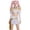 Mira, variant on HTQWLP 3 Piece Halloween Popular Singers Costume, Halloween Role Play Girls Pop Star Fancy Dress Outfits with Accessories, Halloween Party Stage Performance Dress up for Women, White/S