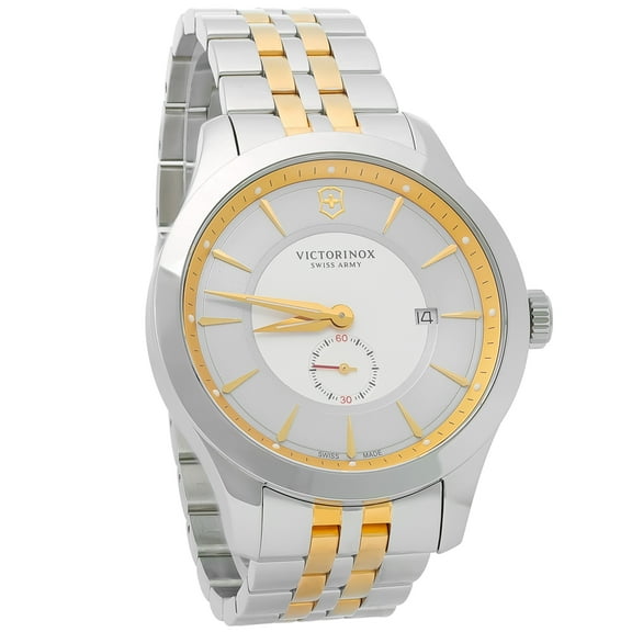 Swiss Army Alliance Men's Two Tone Stainless Steel Grey Dial Watch 241764