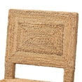 thumbnail image 5 of bali & pari Anfield Bohemian Natural Seagrass and Mahogany Wood Counter Stool, 5 of 10