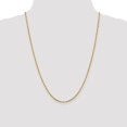 thumbnail image 3 of Auriga Fine Jewelry 14K Yellow Gold 1.6mm Link Franco Chain Necklace 24 inch for Women, 3 of 4