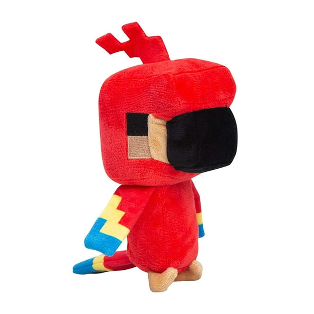 Plush Minecraft Happy Explorer Plush Parrot 7 New J84 Walmart Com