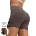 thumbnail image 3 of RUNNING GIRL Women's High Waisted Yoga Shorts with Pockets, Tummy Control Workout Biker Shorts for Running, Gym, Fitness, Athletic Training, 3 of 5