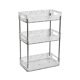 thumbnail image 4 of Estante de almacenamiento para baño, soporte, contenedor, bandeja de escritorio, bandeja para guardar cosméticos Blanco claro 3 capas., 4 of 9