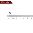 thumbnail image 4 of Unique Bargains Boules de Précision 1/4 Pieds Diamètre 316L Acier Inoxydable pour Roulements Lot de 12, 4 of 7