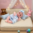 thumbnail image 5 of Gqtwoy Reborn Doll Vinyl Doll Companion Simulation Doll, Realistic Soft Material, Stress Relief Gift, Life-like Features, Weighted Body, 5 of 6