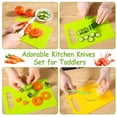 thumbnail image 3 of Juego de cuchillos de cocina Hirger Montessori, 46 piezas, para niños de 2 a 12 años, 3 of 7