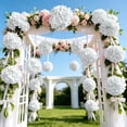 thumbnail image 6 of Artificial Hydrangea Flowers Real Touch Faux Hydrangea Blooms For Home Decor Wedding Arch Bouquet Bridal Handheld Party Floral Supply, 6 of 6
