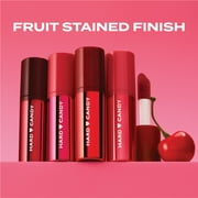 Hard Candy Pop Tint Lip Stain, Berry Drops, Hydrating Long-Lasting with Oils & Hyaluronic Acid