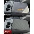 thumbnail image 6 of KBH Center Console Cover for Ford F150 2011-2014 with Jump Seat Console, PU Leather Middle Console Cover, Armrest Box Protective Cover for Truck Interior Accessories (Dark Gray), 6 of 9