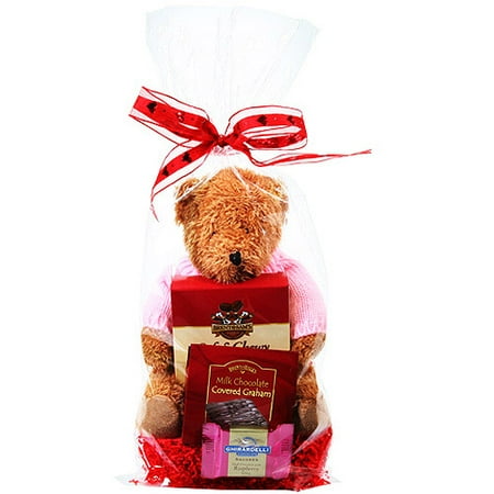 Valentine Bear with Cookies