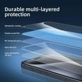 thumbnail image 5 of 3-Pack Afflux Tempered Glass Screen Protector Compatible with Apple iPhone 15 Pro Max and 15 Plus, Anti-Scratch, Bubble Free, 100% Clear, In Retail Package, 5 of 5