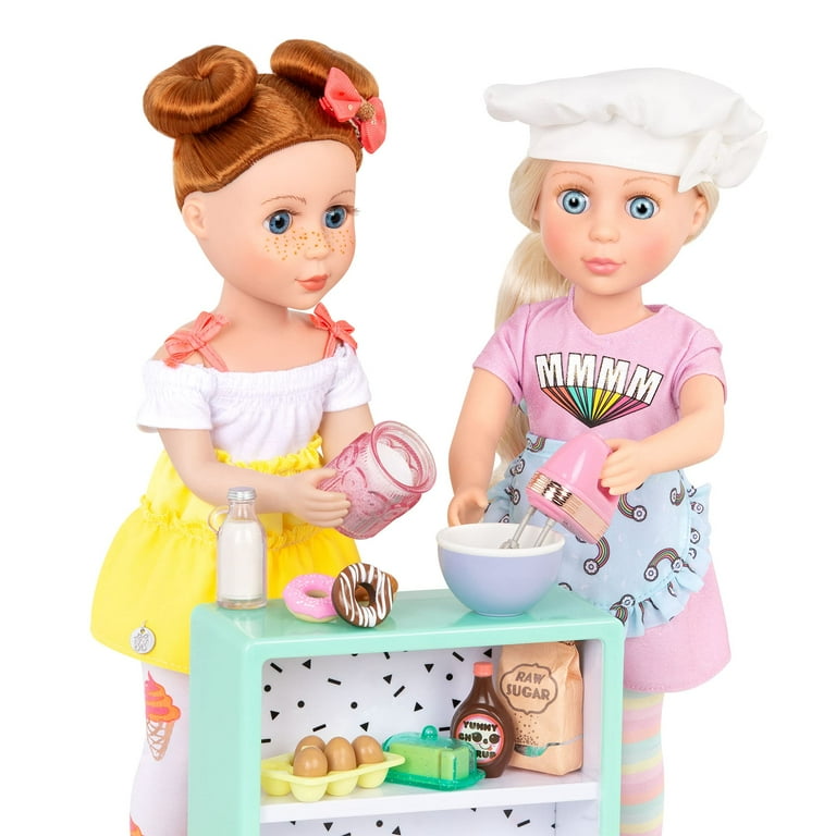 Glitter Girls Donut Baking Set Play Food Mixer Kitchen Accessories 14 inch Doll Cooking Set for Kids Ages 3 and Up Children s Toys Walmart