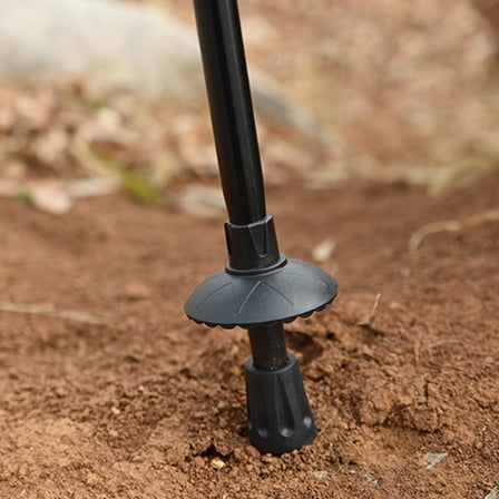 PENIKOKO 2Pcs Trekking Pole Replacement Tips Carbon Tungsten Steel and Rubber Wear Resistant for Climbing Rod Outdoors