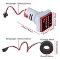 thumbnail image 5 of 3pcs 3 in 1 60-500V 0-100A AC Digital Ammeter Voltmeter, LED Display Voltage Detector Current Tester Gauge, 5 of 5