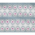 thumbnail image 4 of oneOone Cotton Flex Fabric Peacock Feather Ikat Decor Fabric Printed BTY 40 Inch Wide, 4 of 4