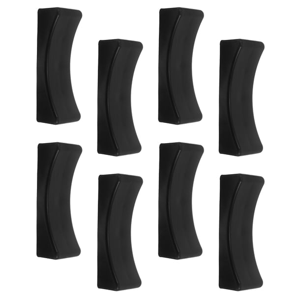 RUNROTOO 8Ud Rack Negro Para Mancuernas Con Estructura Anti Ruido Y Alta Capacidad Para Uso En Casa Y Gimnasio