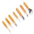 thumbnail image 3 of Matsuzay 7 Uds. Kit de herramientas para tallar calabazas, juego de herramientas para tallar calabazas de Halloween, plantillas, suministros de corte de Kits de decoración para fiestas Matsuzay HA007619-00, 3 of 6