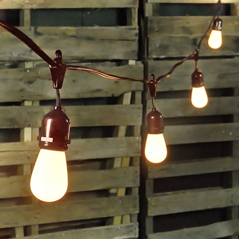 Commercial String Lights Commercial Grade Edison Drop String Lights 100