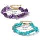 thumbnail image 2 of Pulseras simples de arcoíris de moda, cuentas de piedra Natural, regalo de joyería de fiesta para mujer, 2 uds., 2 of 5
