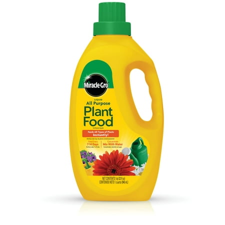 Miracle-Gro Liquid All Purpose Plant Food Concentrate, 32 (What's The Best Plant Food For Hanging Baskets)