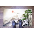 thumbnail image 5 of Area Rugs, Personalizeds Rugs, Japanese View Rug, Mountain View Rug, View Rug, Luxury Rugs, Mountain Landscape Rugs, Gift Rugs, Home Decor, 3.3'x6.5' - 100x200 cm, 5 of 8