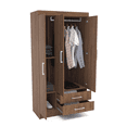thumbnail image 4 of Ropero de Madera Mobi Muebles Modelo Lavanda Color Avellana, 4 of 5