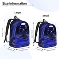 thumbnail image 4 of Balery Steel Skull Vintage Canvas Backpack for Men and Women - Large Capacity, Durable Travel Laptop Bag for School, Work, Hiking, and Outdoor Activities, 4 of 7